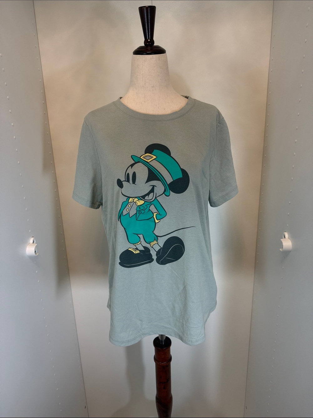 Disney Mint Green Mickey Mouse Graphic Tee